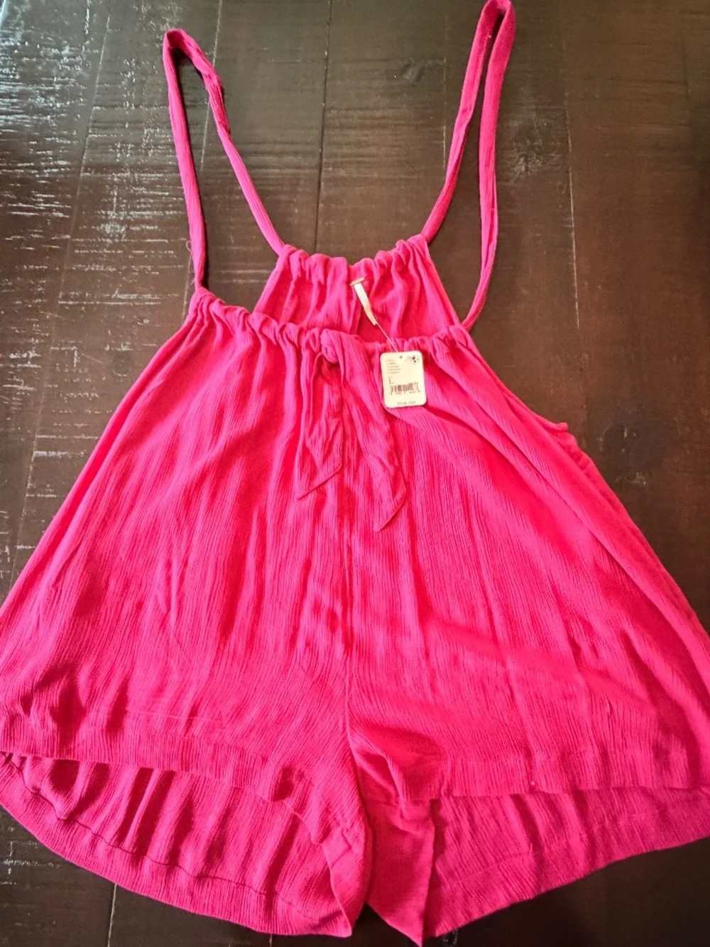 Free People - Romper - Fuchsia - Large NWT